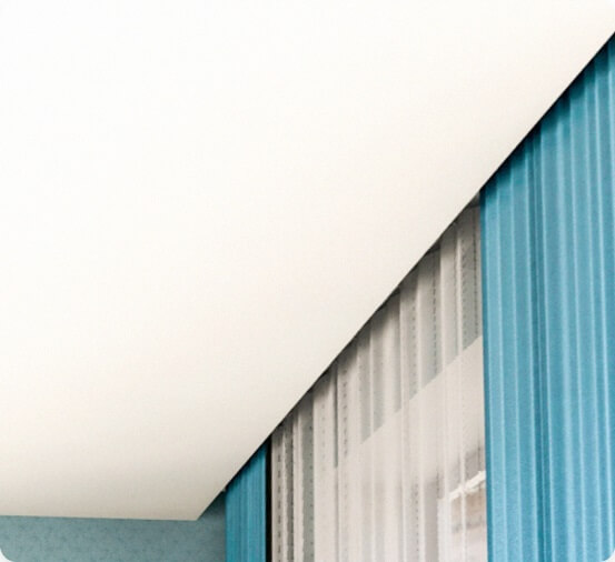 Потолок со скрытой нишей под карниз