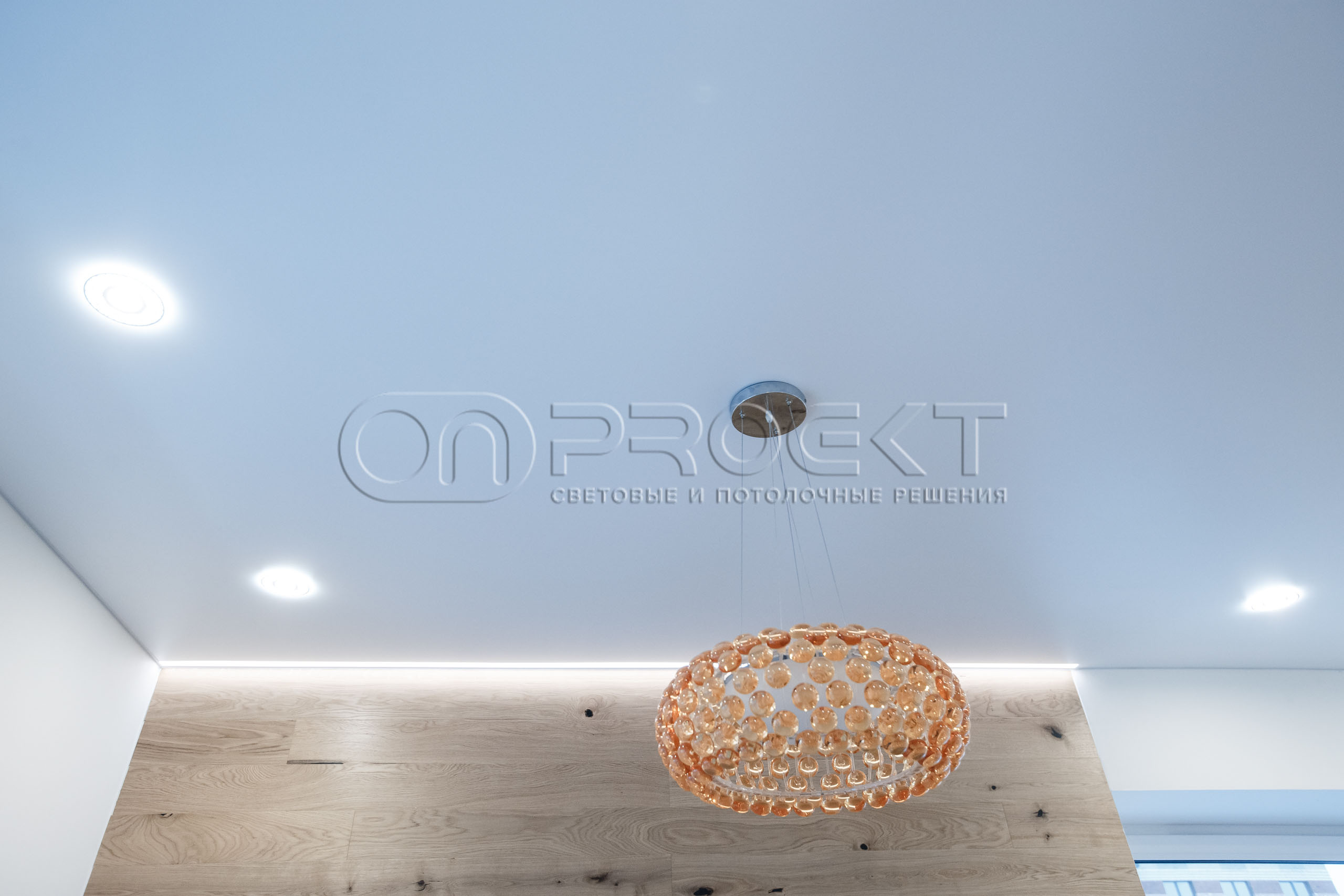 ПВХ потолки в трехкомнатной квартире