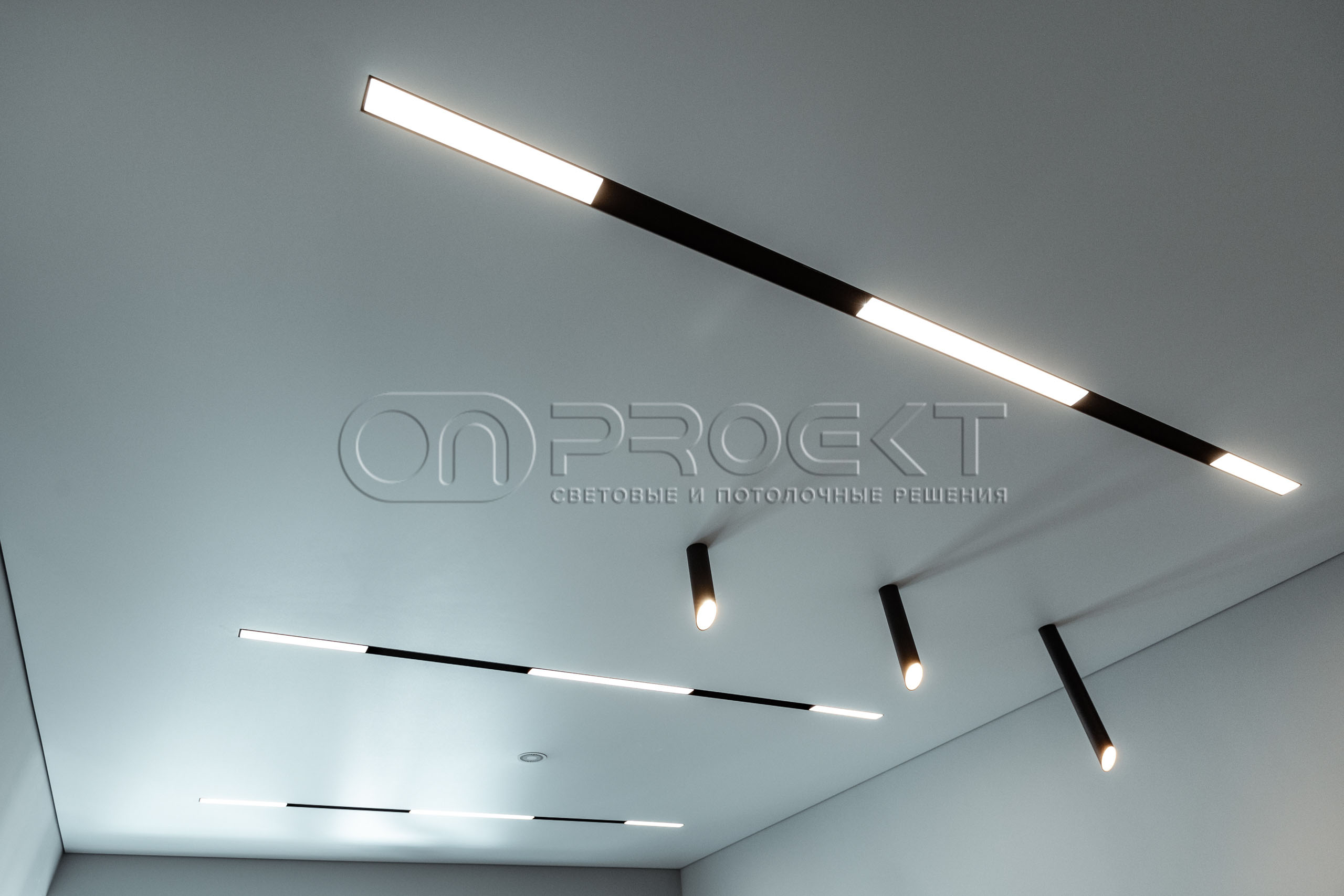 ПВХ потолки с теневым зазором