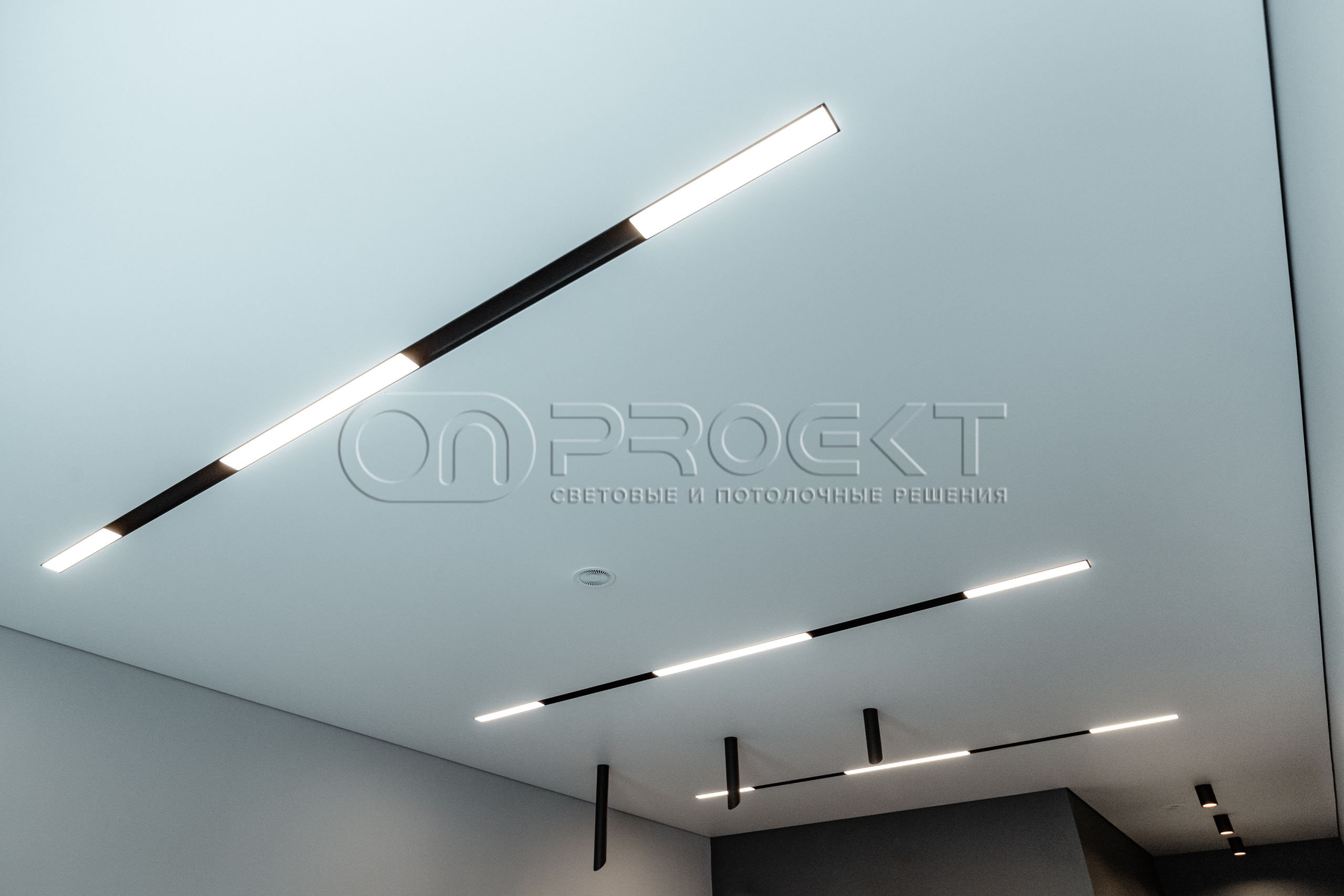 ПВХ потолки с теневым зазором