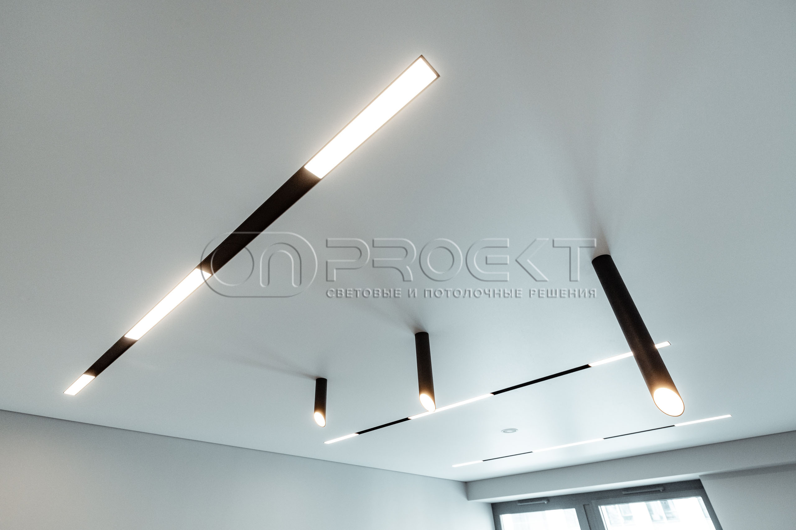 ПВХ потолки с теневым зазором