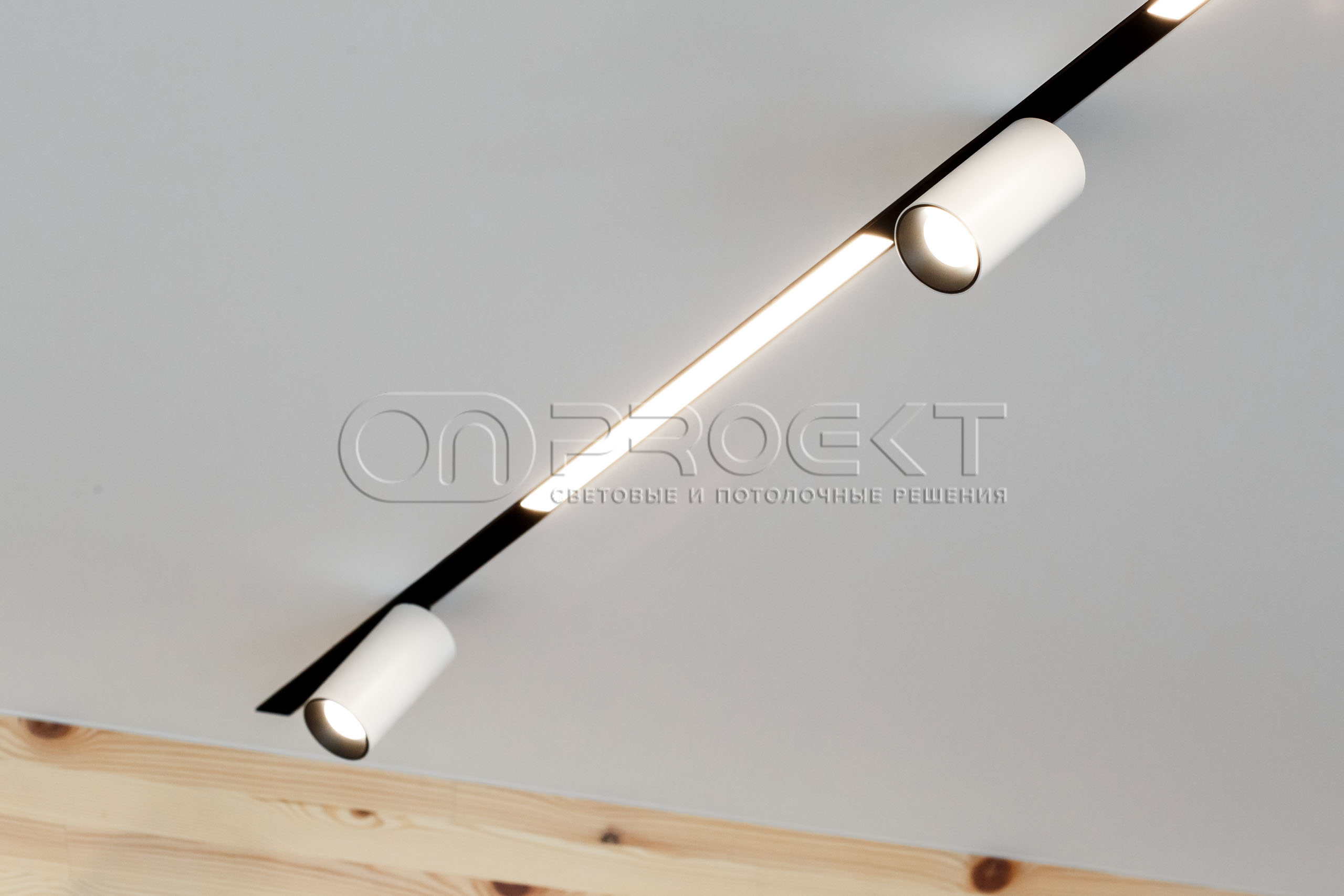 Тканевые потолки в загородном доме