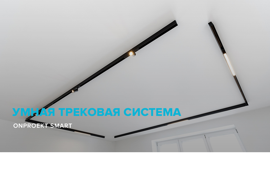 Умная трековая система освещения Центр стель SMART
