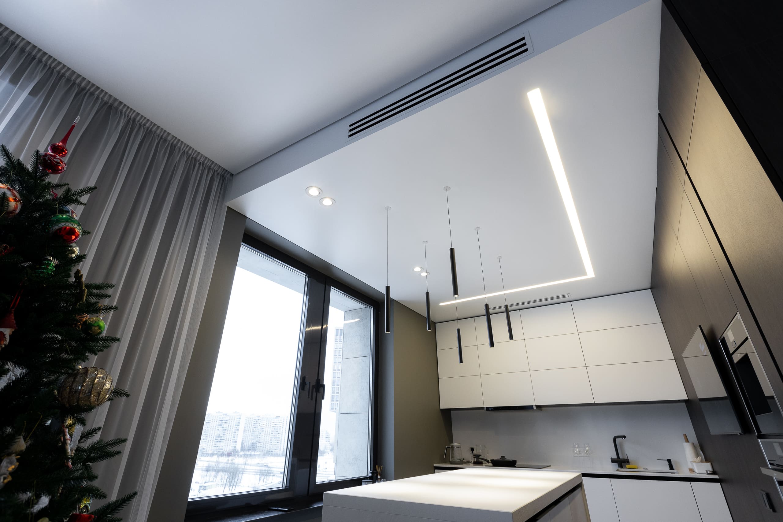 Потолки с теневым зазором