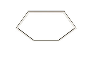 Гексагон контурный светильник