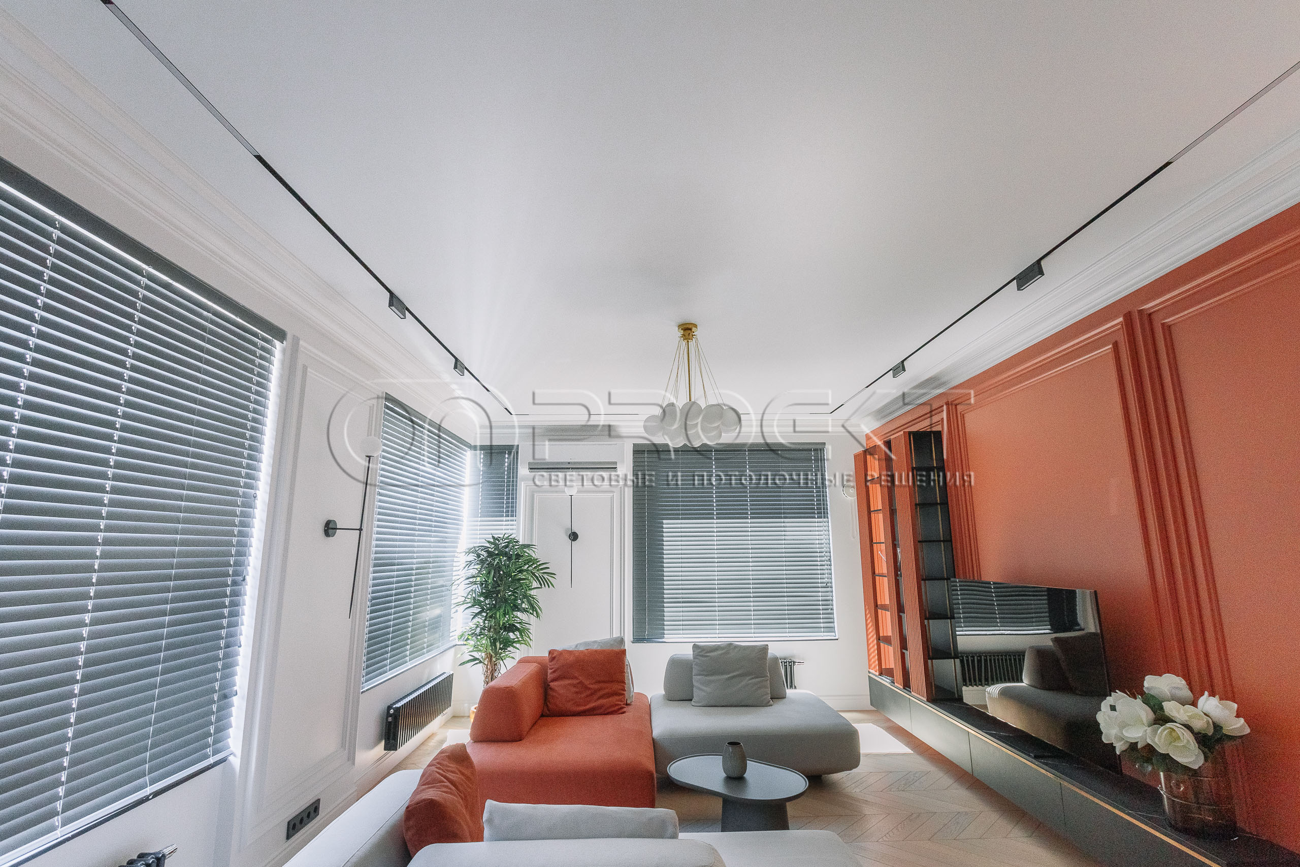 ПВХ потолки в двухкомнатной квартире