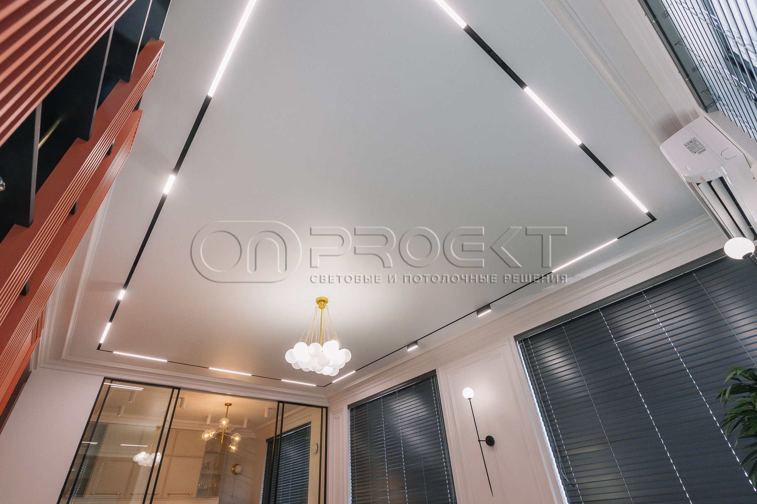 ПВХ потолки в двухкомнатной квартире