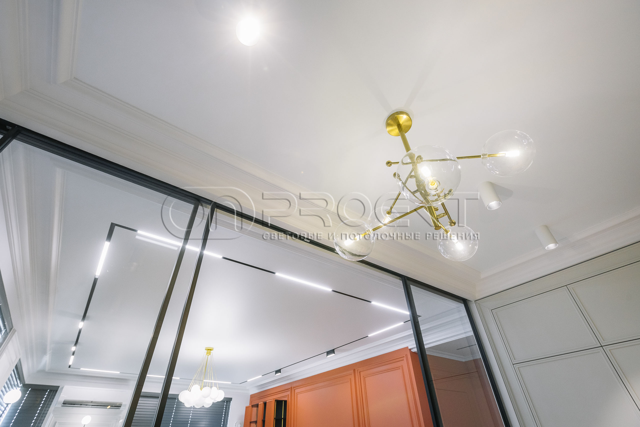 ПВХ потолки в двухкомнатной квартире