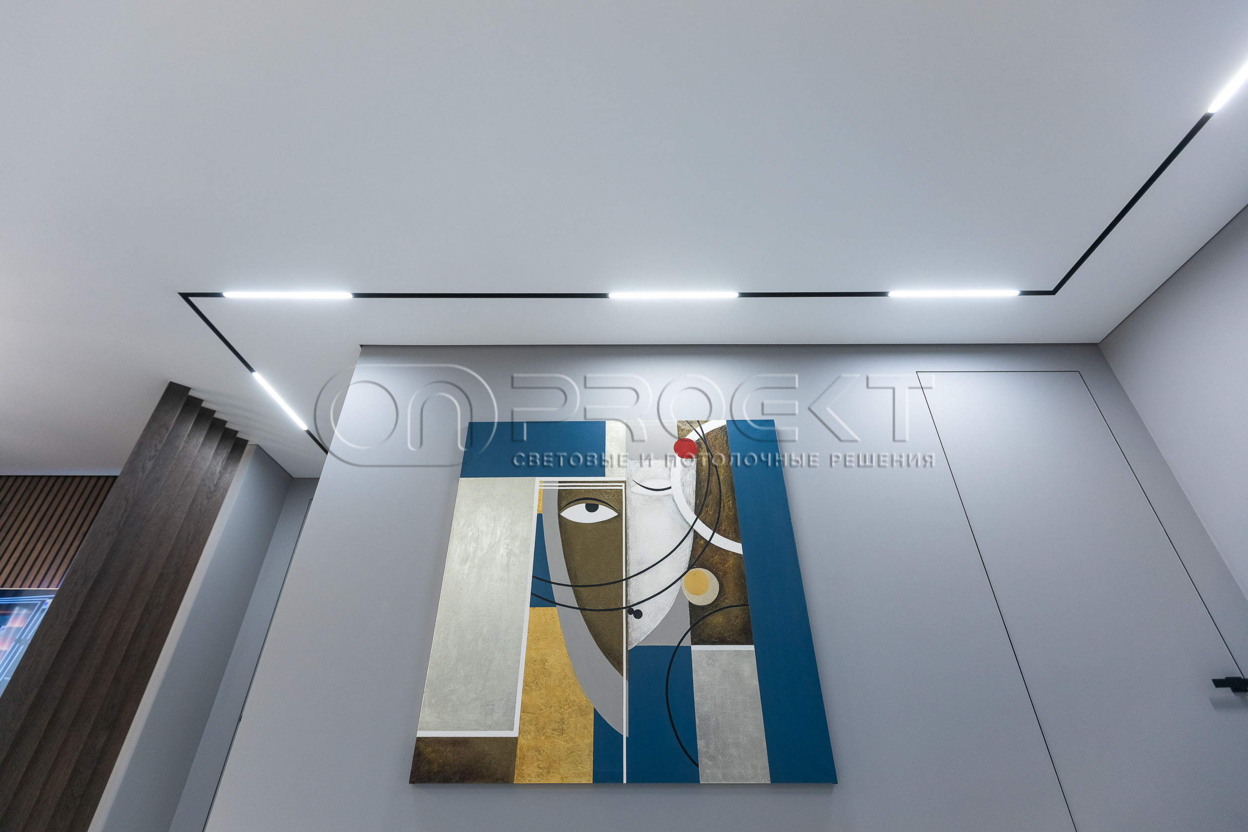 ПВХ потолки в трехкомнатной квартире