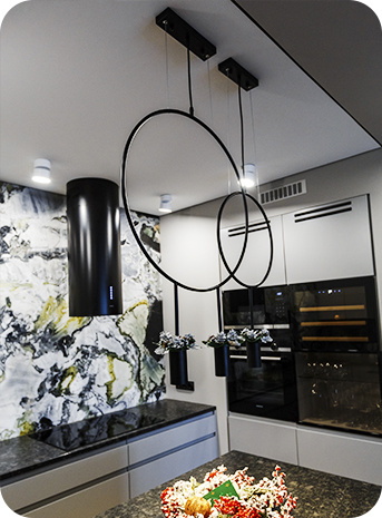 тканевый потолок с теневым зазором EUROSLOTT